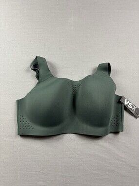 VICTORIA'S SECRET FEATHERWEIGHT MAX SPORTS BRA GREEN SIZE 38D